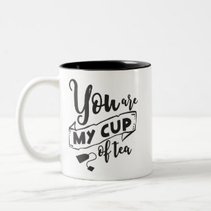 Bicolor Eres mi taza de té Amor Cita Boda Nupcial