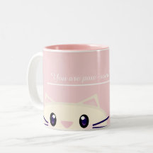 Eres una taza de café acogedora de gato de dibujos