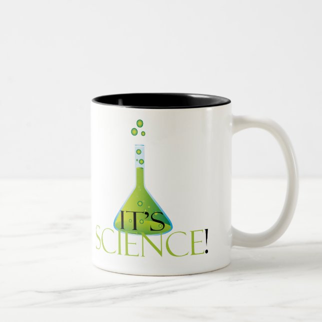 Bicolor Es taza de café de la ciencia (Derecha)