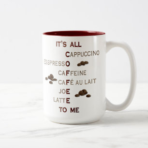 Bicolor Es todo el café a mí taza