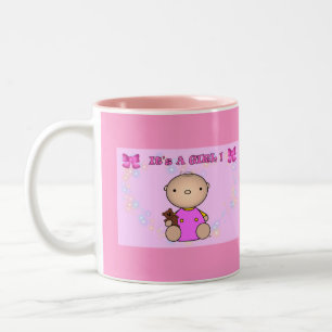 Bicolor Es una taza del chica