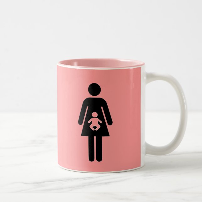 Bicolor Es una taza del chica (Derecha)