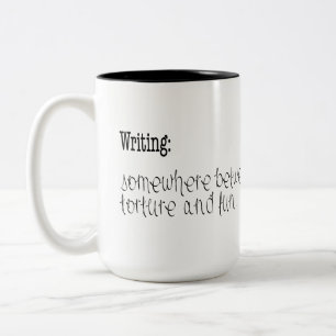 Bicolor Escritura: Taza