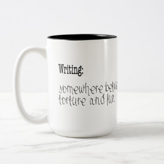 Bicolor Escritura: Taza