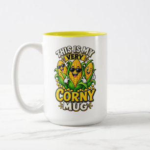 Bicolor Esta Es Mi Taza De Maíz Muy De Choque Taza Diverti
