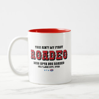 Bicolor Esta no es mi primera Roadeo Taza de dos tonos