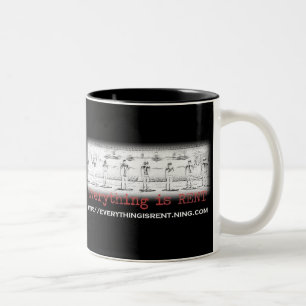 Bicolor Estaciones de la taza del bosquejo del amor