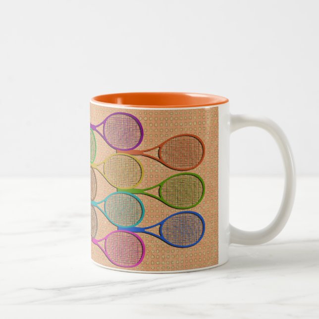 Bicolor ESTAFAS de TENIS EN taza del COLOR (Derecha)