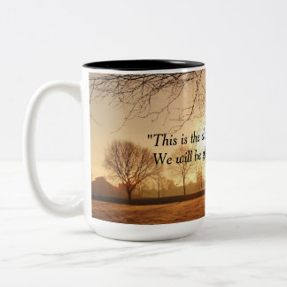 Bicolor "Éste es el día que el señor ha hecho" la taza de