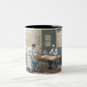 Bicolor Experimenta la vida de un Médico con nuestra taza
