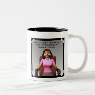 Bicolor Falta de taza del planeamiento