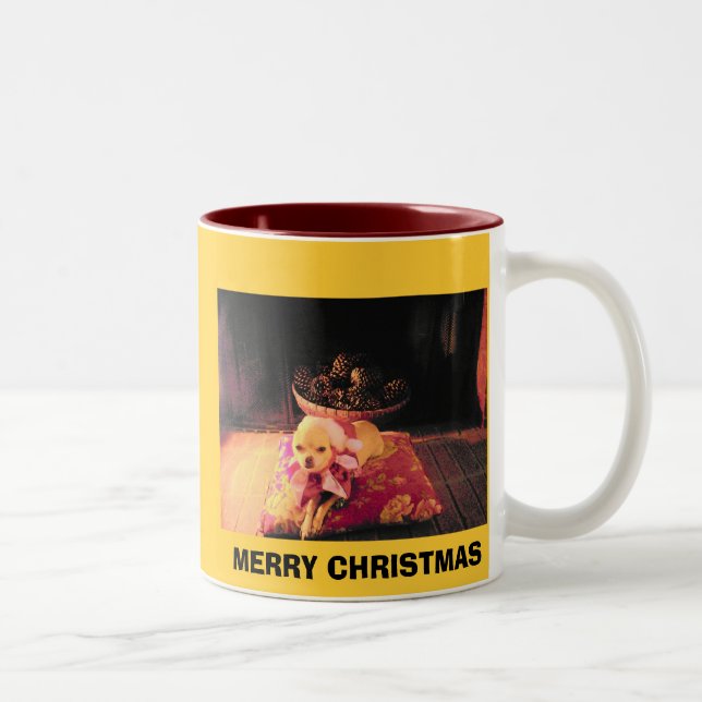 BICOLOR FELICES NAVIDAD - TAZA CHICHI DE PUCHI (Derecha)