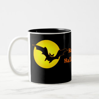 Bicolor Feliz Halloween - modifique esta taza para