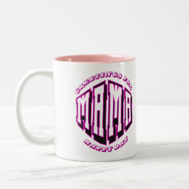 Bicolor feliz taza del día de la madre