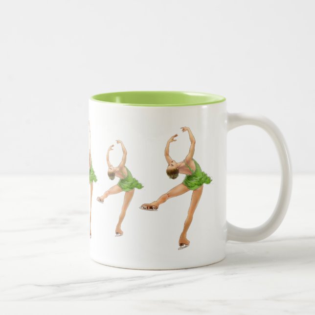 Bicolor Figura taza del patinador (Derecha)