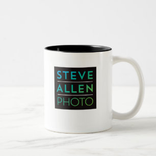 Bicolor Foto de Steve Allen taza del Dos-Tono de 11 onzas