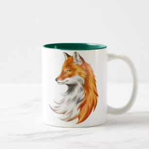 Bicolor Fox de la magia - Taza