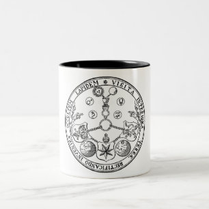 BICOLOR FREEMASON DE LA TAZA DEL VITRIOLO