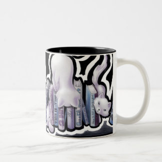 Bicolor Golpee la taza de los libros