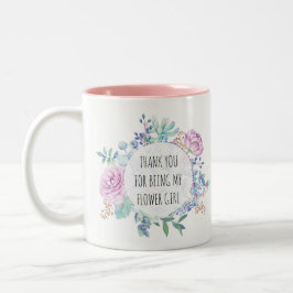 Bicolor gracias por ser mi taza floral del florista