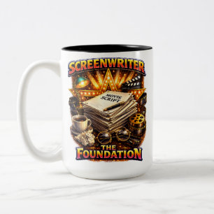 Bicolor Guionista - Taza de dos tonos The Foundation
