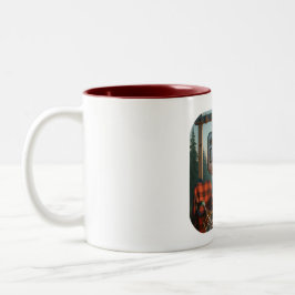 Bicolor Habla de Camping conmigo – Taza de Café de Aventur