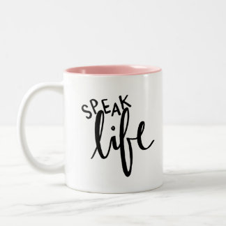 Bicolor Hable la taza de la vida por favores innegables