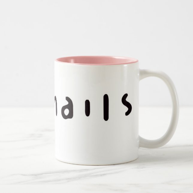 Bicolor Hago clavos/la taza clásica (Derecha)