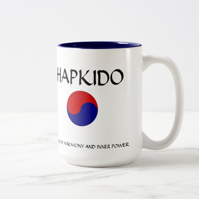 Bicolor Hapkido taza (Derecha)