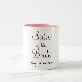 Bicolor Hermana de la taza de novia