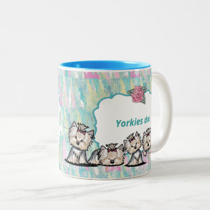 Bicolor Hermosa taza de café del Día de la Madre para York