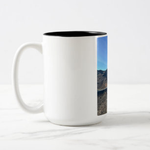 Bicolor Hermoso paisaje de la naturaleza Taza de café de d