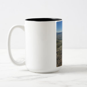 Bicolor Hermoso paisaje de la naturaleza Taza de café de d