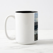 Hermoso paisaje de la naturaleza Taza de café de d