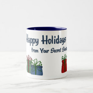 Bicolor HH de sus paquetes secretos de Santa - taza del