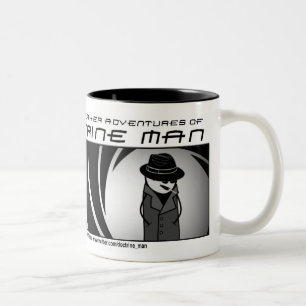 Bicolor ¡Hombre de la doctrina!! Taza del individuo del