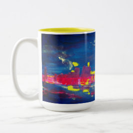 Bicolor Horizonte de Toronto - taza de 15 onzas