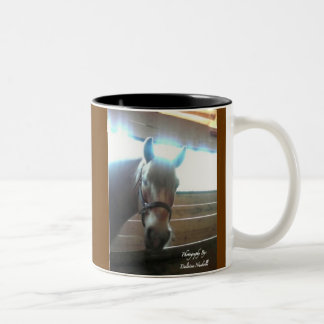 Bicolor Howdy taza