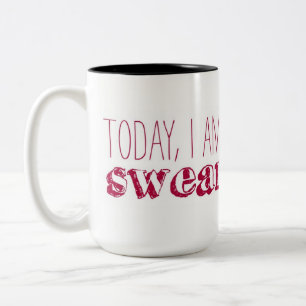 Bicolor "HOY, SOY AGRADECIDO PARA JURO taza de las