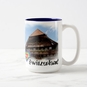 Bicolor I Switzerland love taza