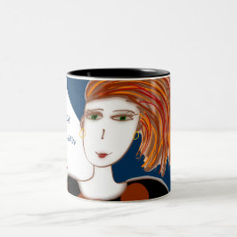 Bicolor Ideal y crea la taza del dos-tono 11oz