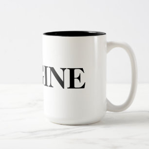 Bicolor Imagínese la taza