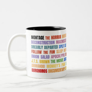 Bicolor Improv forma la taza