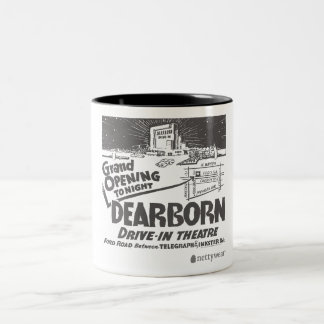 Bicolor Impulsión de Dearborn en taza retra de la gran