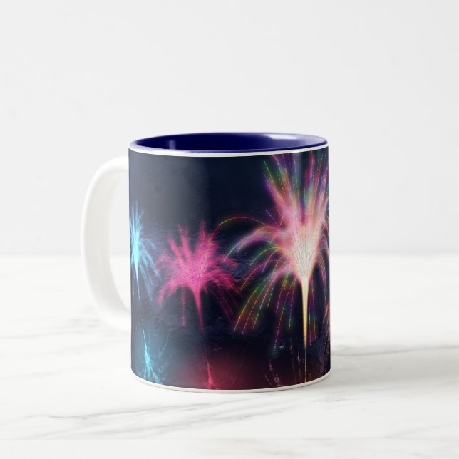 Bicolor Incendio en la taza de agua (Anverso izquierdo)