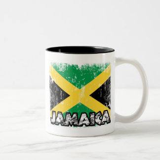 Bicolor Jamaica - taza apenada de la bandera