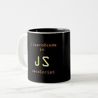 Bicolor Javascript Ninja 1 taza negra