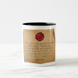 Bicolor JOB 12:7 - Taza de café