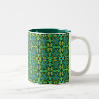 Bicolor Jubileo verde oliva taza del Dos-Tono de 11 onzas