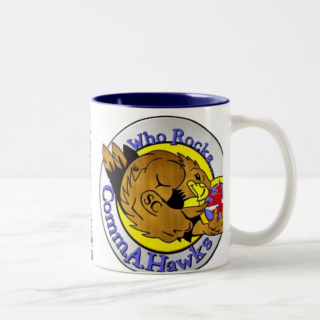 Bicolor KB Comm.A.Hawks - Taza (Derecha)